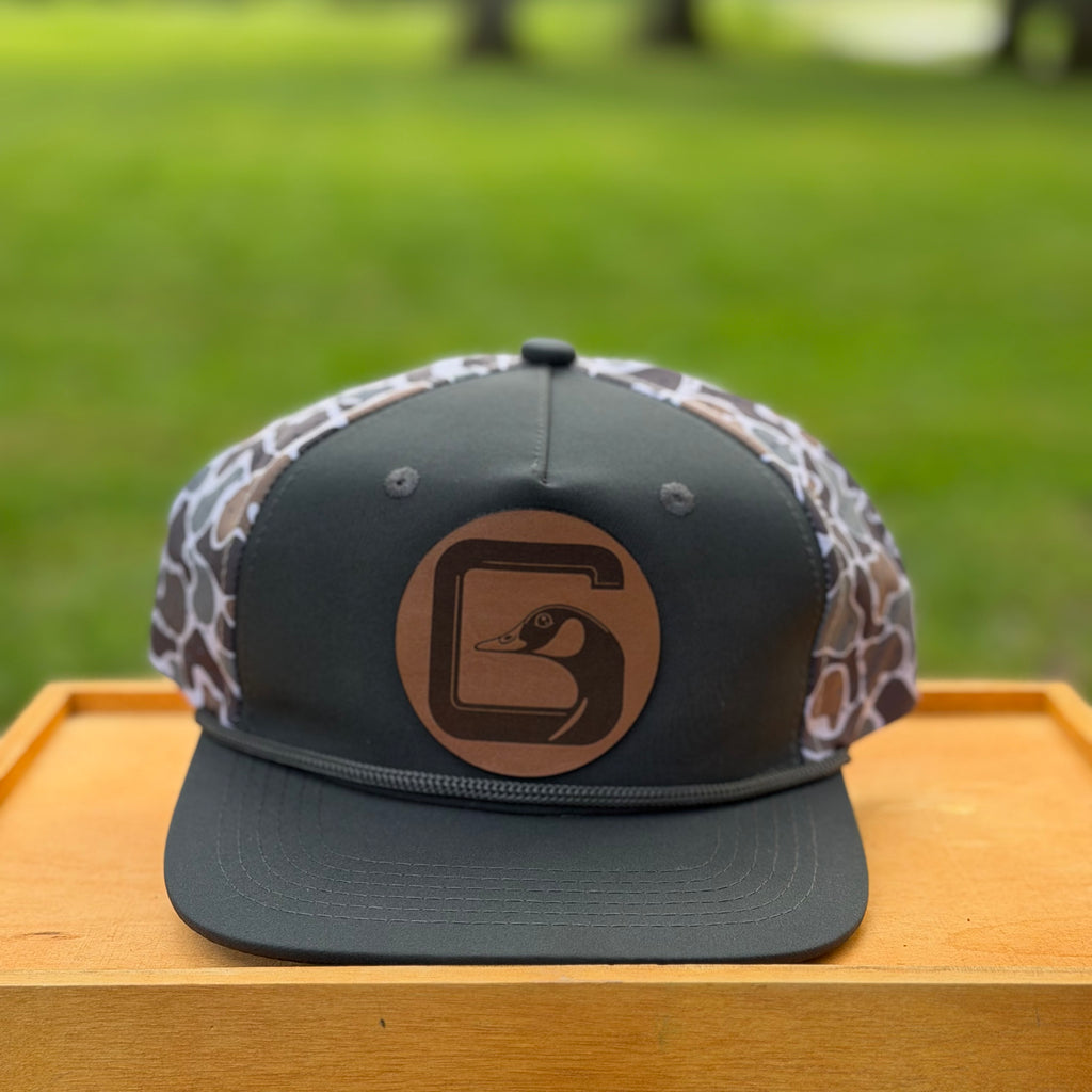 Perforated Structured Dark Slate-Smokeshow Camo/ Gray Rope