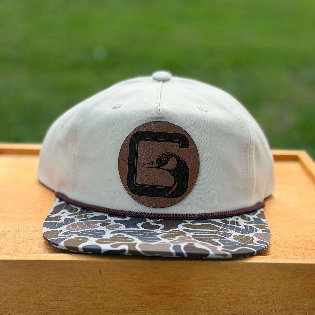 Khaki-Bayou Breakup Camo / Brown Rope
