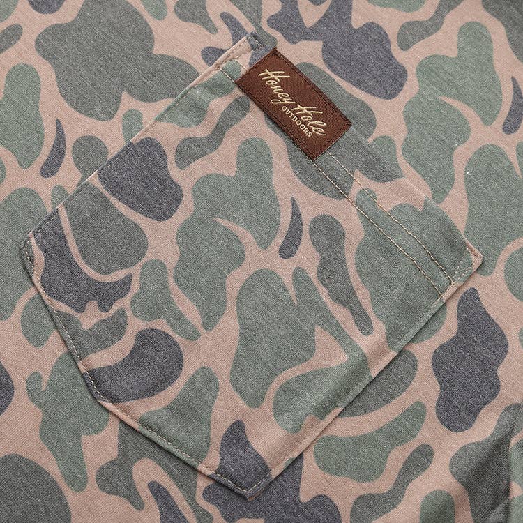 Drift Performance Crew - Long Sleeve - Duck Camo