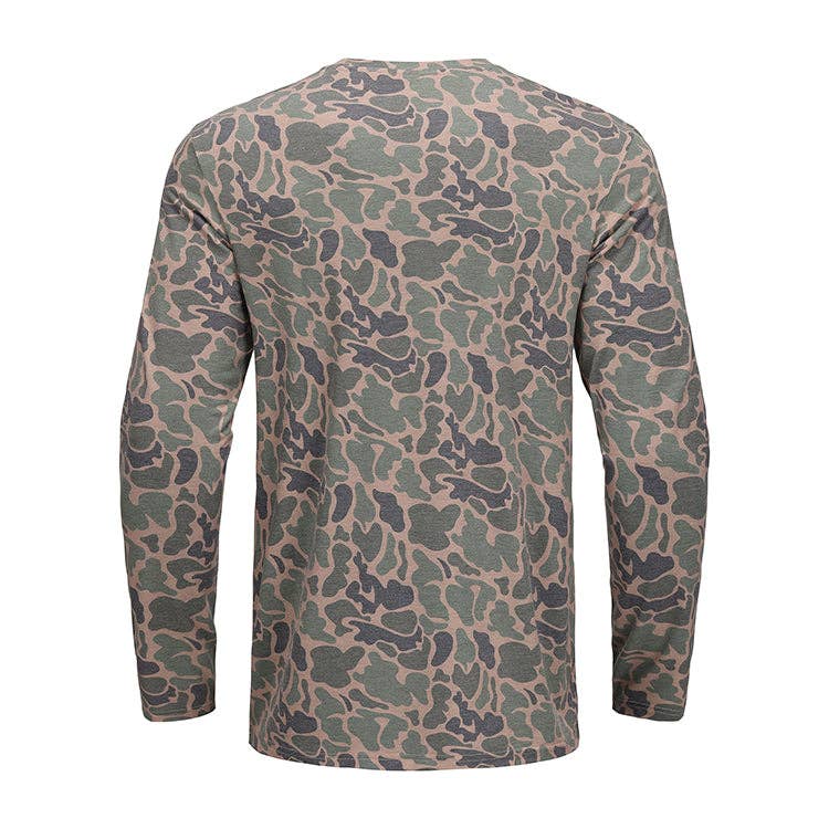 Drift Performance Crew - Long Sleeve - Duck Camo
